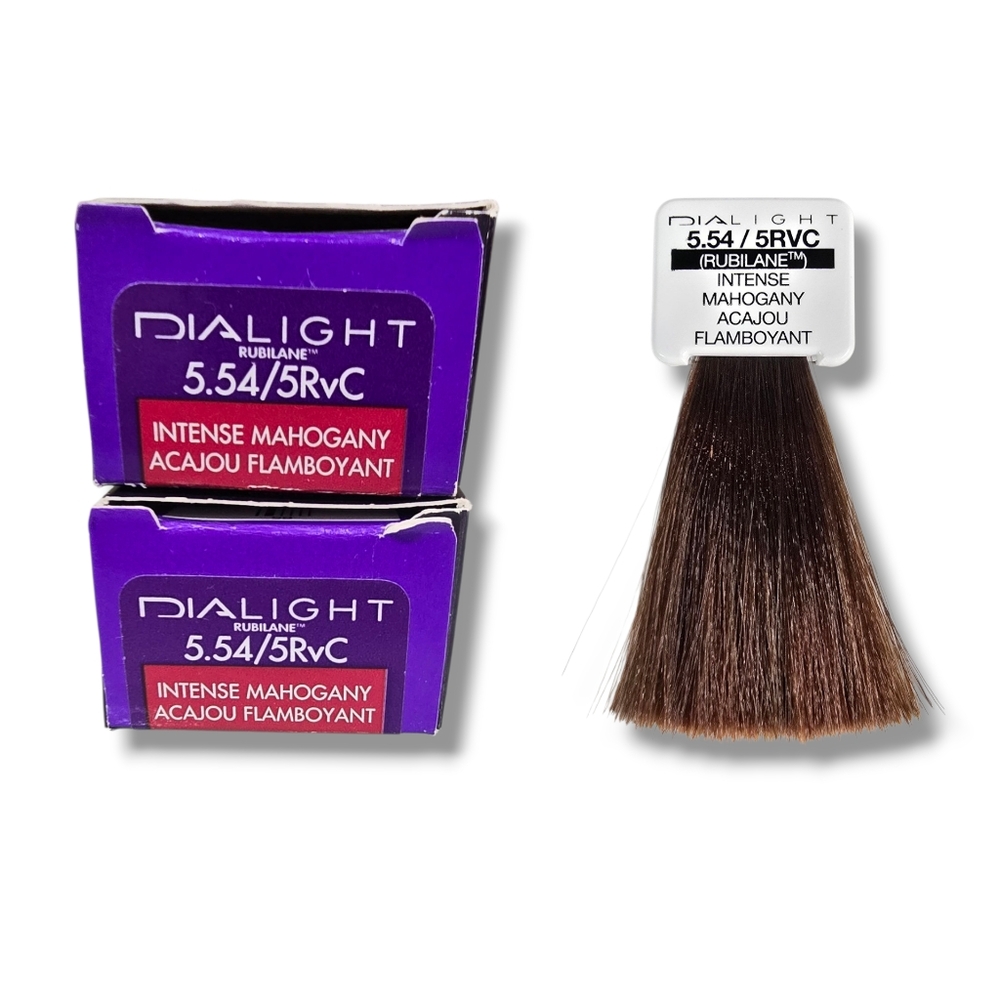 L'Oreal Professionnel DIALight 2 Tubes Ammonia-Free 5.54/5RvC Intense Mahogany
